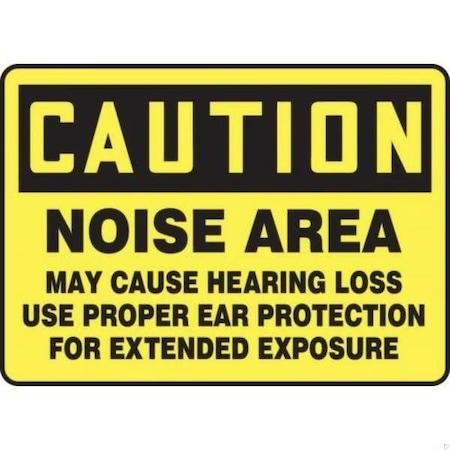 Accuform OSHA CAUTION SAFETY SIGN NOISE AREA MPPE401XT MPPE401XT